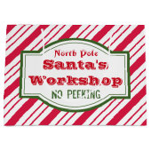 Kerst Noordpool Kinder kindercadeauzak Large Cadeautasje (Voorkant)