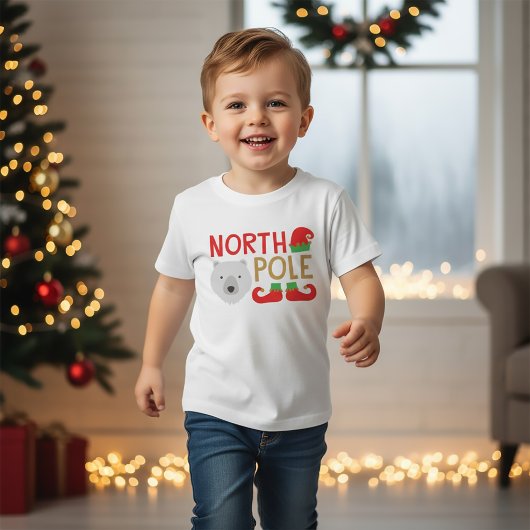 Kerst Noordpool T-shirt