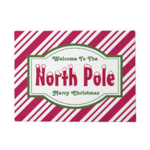 Kerst-Noordpool-welkomstdeurmat