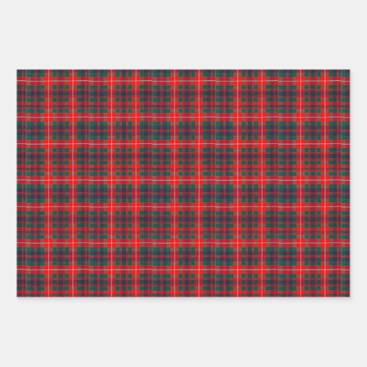 Kerst-Noorse Sweater Red Pset Snowman Inpakpapier Vel (Voorkant 2)