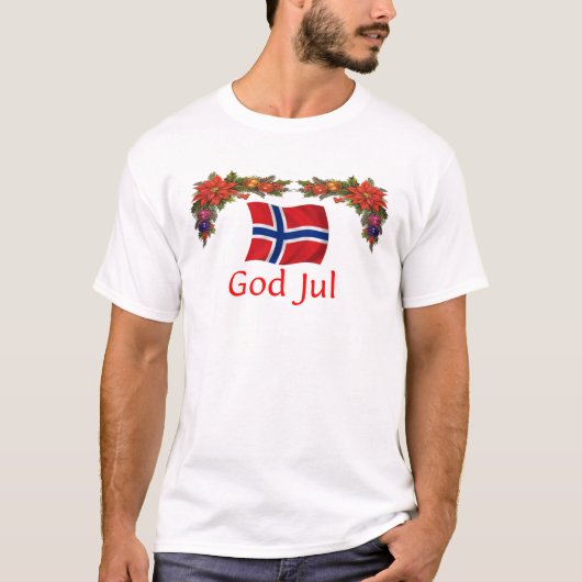 Kerst Noorwegen T-shirt (Voorkant)