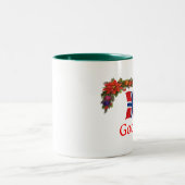 Kerst Noorwegen Tweekleurige Koffiemok (Center)