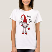 Kerst Nordic Gnome Ho Ho Ho T-shirt (Voorkant)