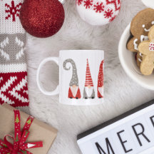 Kerst Nordic Kabouters Rood Wit Grijs
