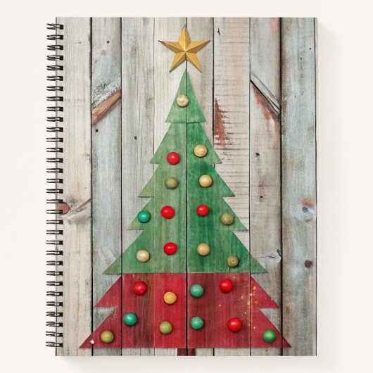 Kerst Notebook – Vakantiedagboek Notitieboek (Voorkant)