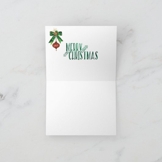 Kerst Notecard gloeiende lichtkaarsen initiaal A Feestdagen Kaart (Binnen)