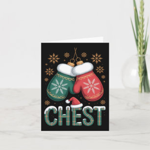 Kerst Noten Kerst Kastanjes Familie Grappig Kaart