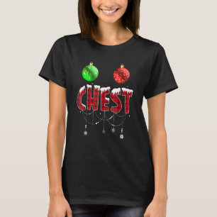Kerst Noten Kerstmis Bijpassende Koppel Kastan T-shirt