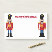 Kerst notenkraker aangepaste Post-it® notes (Op bureau)
