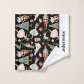 Kerst Notenkraker Badhanddoek Set Bad Handdoek (Wasdoekje)