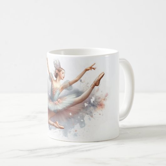 Kerst Notenkraker Ballerina Coffee Mok (Voorkant rechts)