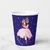 Kerst Notenkraker Ballerina Dk Brn Papieren Bekers (Achterkant)