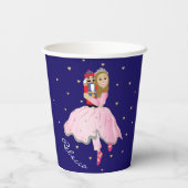 Kerst Notenkraker Ballerina Lt Brn Papieren Bekers (Achterkant)