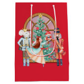 Kerst Notenkraker Ballerina Muis Koning Medium Cadeauzakje (Achterkant)