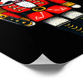 Kerst Notenkraker Ballet Kerstvakantie Fun Pajam Poster (Hoek)