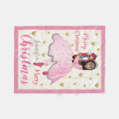 Kerst Notenkraker Ballet Roze Fleece Deken Sm (Voorkant (Horizontaal))