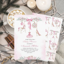Kerst Notenkraker Ballet Roze waterverf baby s