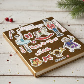 Kerst Notenkraker Ballet Sticker Vel