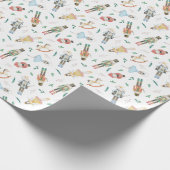 Kerst Notenkraker Cadeaupapier (Hoek)