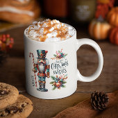 Kerst Notenkraker Candy Cane Kerstwensen Tweekleurige Koffiemok