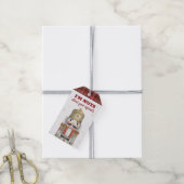 Kerst Notenkraker Dol op Uw Referenties Cadeaulabel (Met Touw)