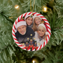 Kerst Notenkraker Familie Fotonaam Personaliseren Keramisch Ornament