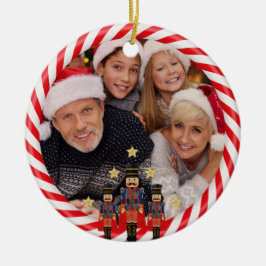 Kerst Notenkraker Familie Fotonaam Personaliseren Keramisch Ornament