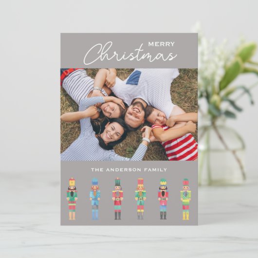 KERST NOTENKRAKER FOTOKAART KAART (Staand voorkant)