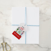 Kerst Notenkraker Gift Label Cadeaulabel (Met Touw)