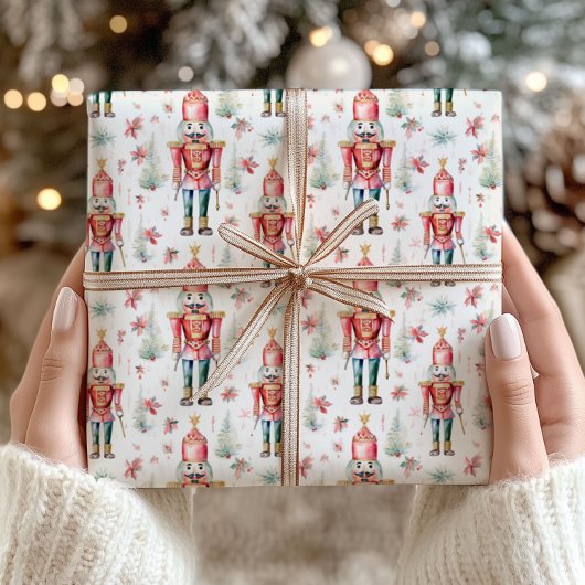 Kerst Notenkraker Inpakpapier Klassiek
