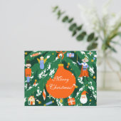 Kerst Notenkraker Karakters Briefkaart (Staand voorkant)