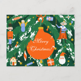 Kerst Notenkraker Karakters Briefkaart