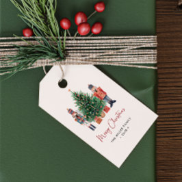 Kerst Notenkraker Kerstmis Cadeaulabel