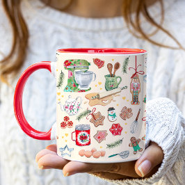  kerst notenkraker koekjes keuken mok