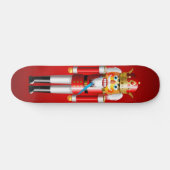 Kerst Notenkraker Koning Skateboard (Horizontaal)