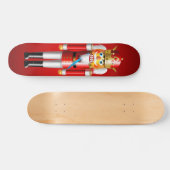 Kerst Notenkraker Koning Skateboard (Horizontaal)