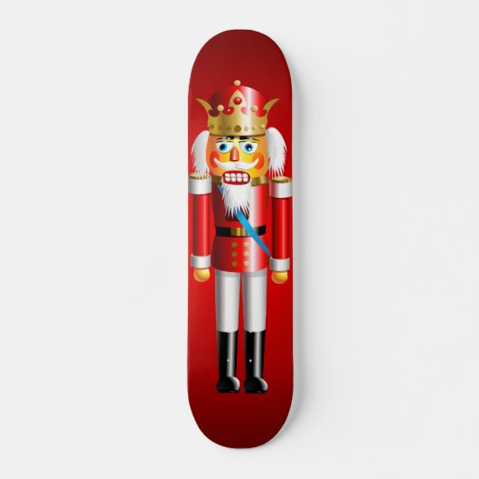 Kerst Notenkraker Koning Skateboard (Voorkant)