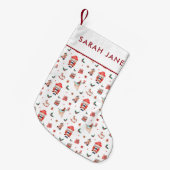 Kerst Notenkraker Kous Kleine Kerstsok (Voorkant (Hangend))