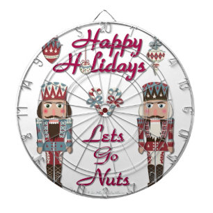 Kerst Notenkraker Laat Ons Gek Worden Dartbord