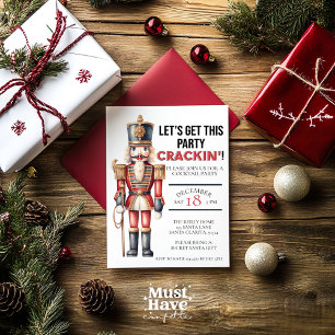 Kerst Notenkraker Laten we dit Feest aan de Gang K Feestdagenkaart