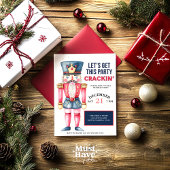 Kerst Notenkraker Laten we dit Feestje Kraken Feestdagenkaart