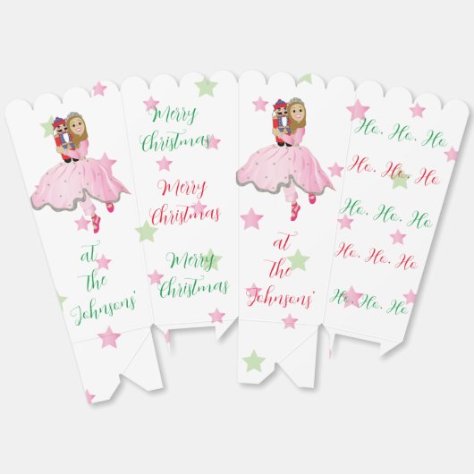 Kerst Notenkraker Lt Bruine Favoriet Dozen Bedankdoosjes (Ongevouwen)