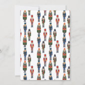 Kerst notenkraker met trein verjaardag kerst kaart (Achterkant)