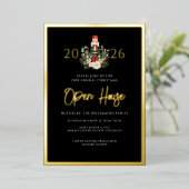 Kerst Notenkraker Open Huis Script Folie Uitnodiging (Staand Voorkant)