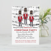 Kerst Notenkraker Party Uitnodiging Musical (Staand voorkant)