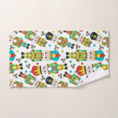Kerst notenkraker patroon Vakantie handdoek (Handdoek)