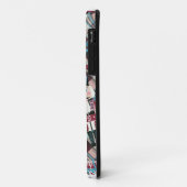 Kerst Notenkraker Plaid Blauw Bourgondië Case-Mate iPhone Case (Achterkant/links)