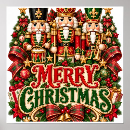 Kerst Notenkraker Poster (Voorkant)
