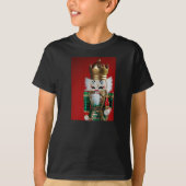 Kerst notenkraker print t-shirt (Voorkant)