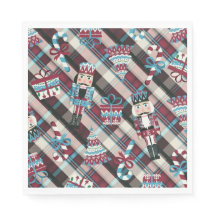 Kerst Notenkraker Schotland-blauw Bourgondië serve